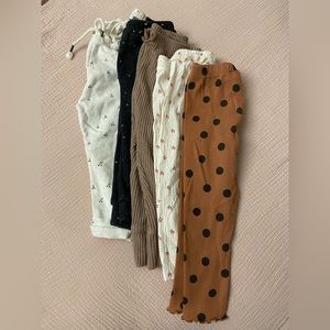 Bunch of toddler ZARA pants